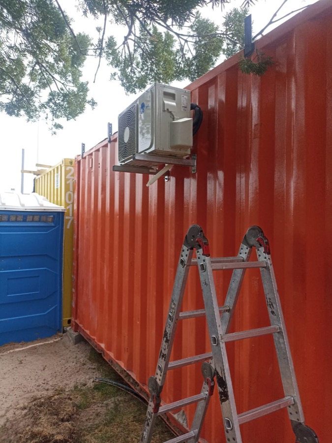 Air conditioning installation project